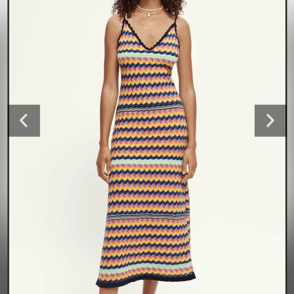 Scotch & Soda Knit Midi Dress